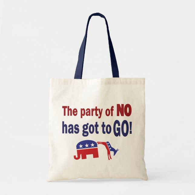 Party of No Tote Bag (Front)