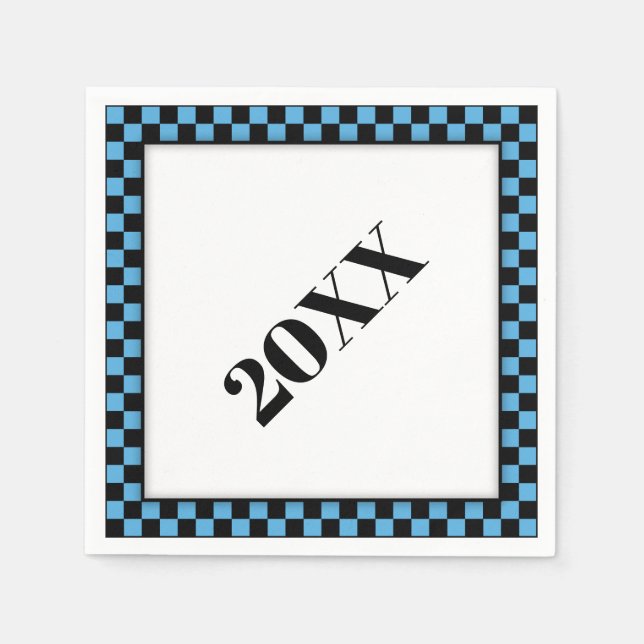 Party On! Blue2 Napkin (Front)