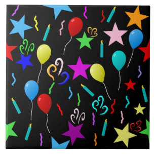 Party on! ceramic tile