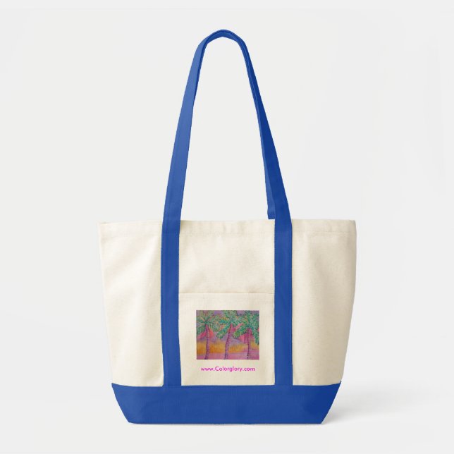 Party Palms Impulse Tote Bag (Front)