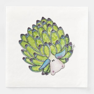 Party Paper Napkins - Leaf Sheep Sea Slug