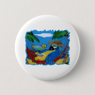 PARTY PARROT 6 CM ROUND BADGE