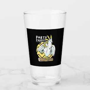 Party Parrot Bird Glass