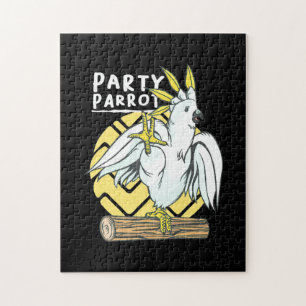 Party Parrot Bird Jigsaw Puzzle