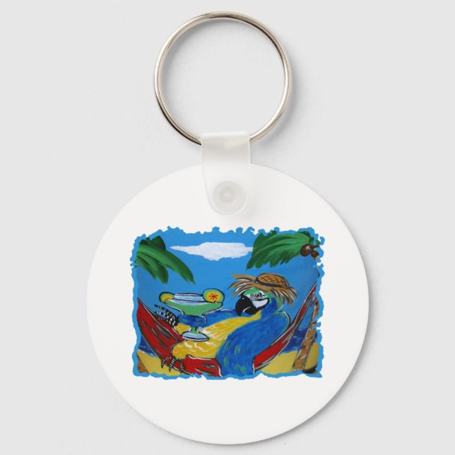 PARTY PARROT KEY RING (Front)