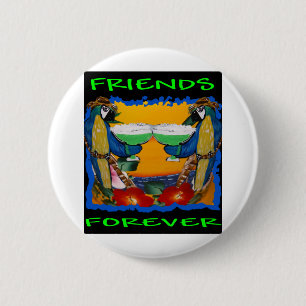 Party Parrots 6 Cm Round Badge
