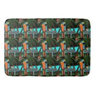Party Parrots                 Bath Mat