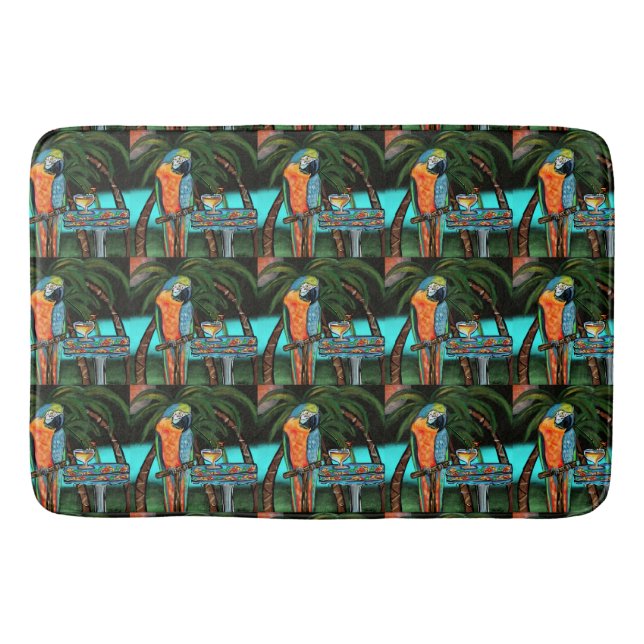 Party Parrots                 Bath Mat (Front)