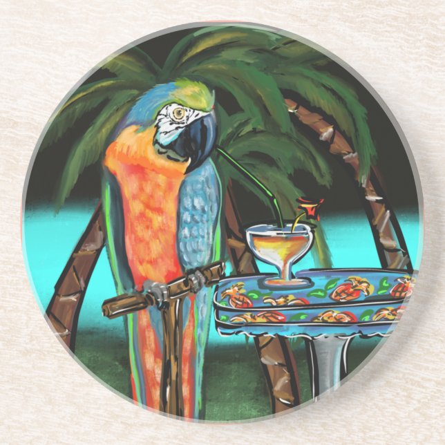 Party Parrots                    Coaster (Front)