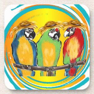PARTY PARROTS COASTER