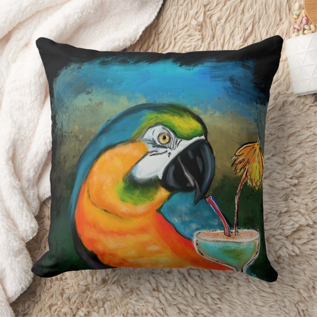 Party Parrots Cushion (Blanket)