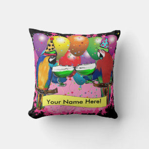 PARTY PARROTS CUSHION