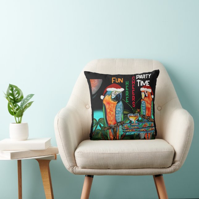 PARTY PARROTS    CUSHION (Chair)