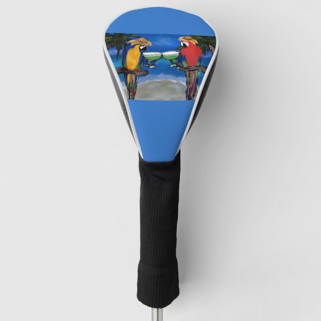 PARTY PARROTS GOLF HEAD COVER (Front)