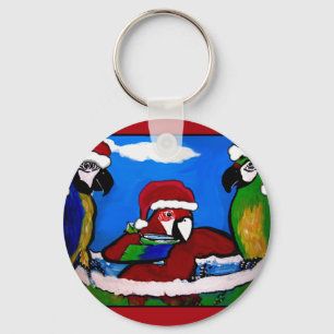 PARTY PARROTS KEY RING