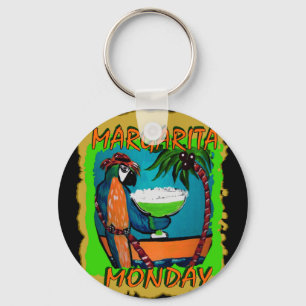 Party Parrots Key Ring