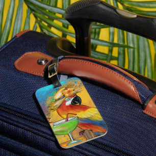 Party Parrots Luggage Tag