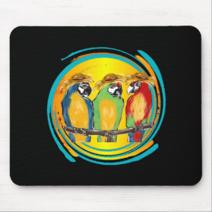 PARTY PARROTS MOUSE PAD