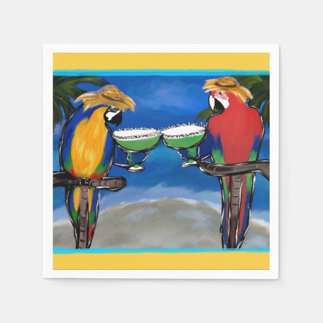 Party Parrots Napkin (Front)
