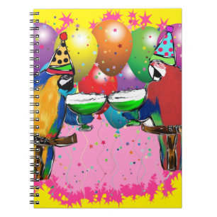 PARTY PARROTS NOTEBOOK