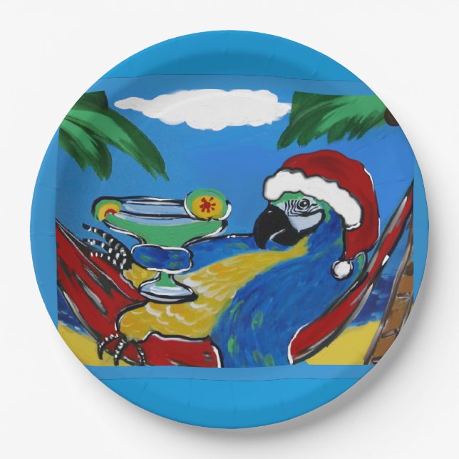 PARTY PARROTS PAPER PLATE (Front)