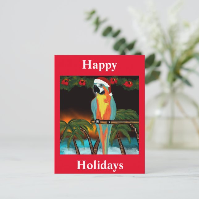 PARTY PARROTS     POSTCARD (Standing Front)