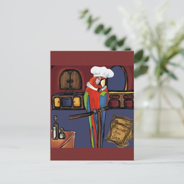 PARTY PARROTS           POSTCARD (Standing Front)