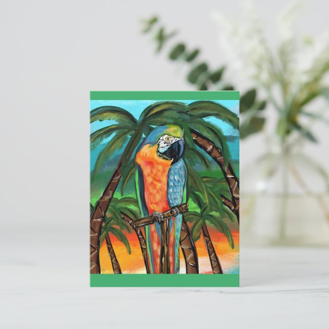 Party Parrots       Postcard (Standing Front)