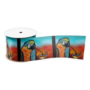 Party Parrots Satin Ribbon