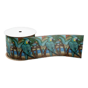 Party Parrots Satin Ribbon
