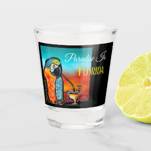 Party Parrots Shot Glass