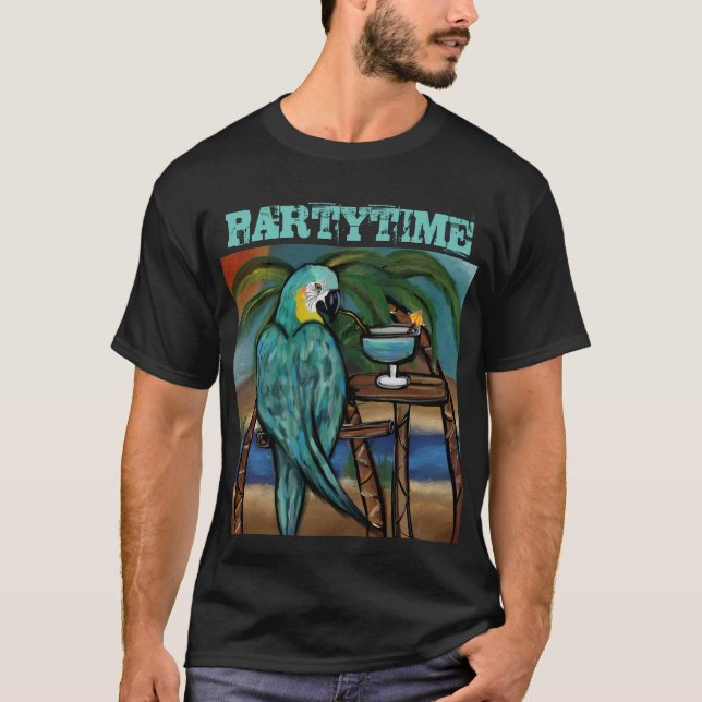 Party Parrots                      T-Shirt (Front)