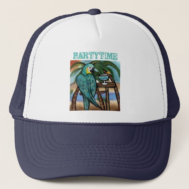 Party Parrots                      Trucker Hat (Front)
