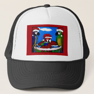 PARTY PARROTS TRUCKER HAT