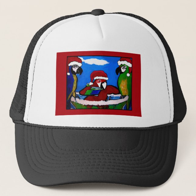 PARTY PARROTS TRUCKER HAT (Front)