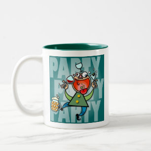 Party Party, No party Two-Tone Coffee Mug