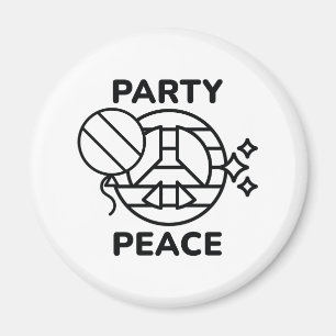 Party Peace Magnet