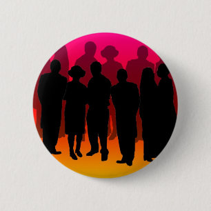 Party People copy 6 Cm Round Badge