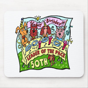 Party Pets 50th Birthday Gifts Mouse Pad