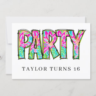 * PARTY PHOTO Birthday Any  Event Personalise Invitation