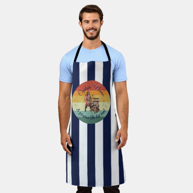 Party Pirate birthday Apron (Worn)