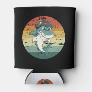 Party Pirate Shark Can Cooler