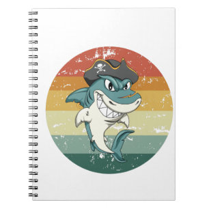 Party Pirate Shark Notebook