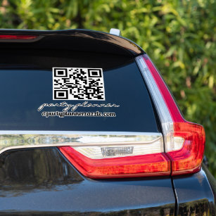 Party Planner Any Business QR Code Car 