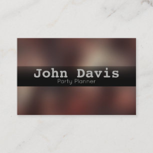 Party Planner business card