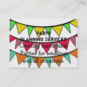 Party Planning Business Card