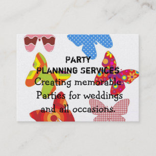 Party Planning Business Card