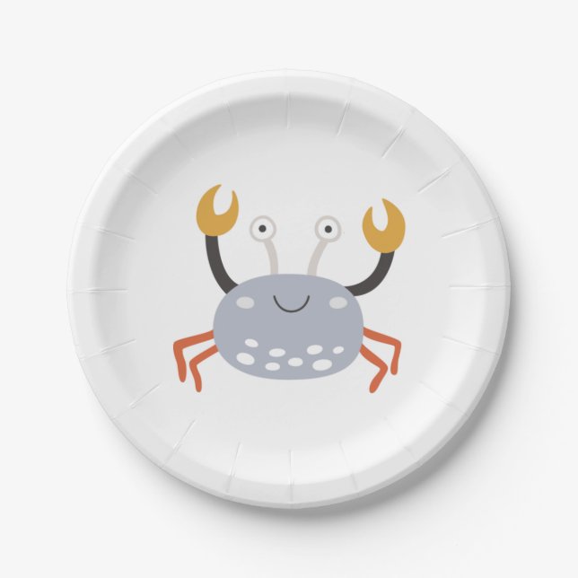 Party Plates | Crab (Front)