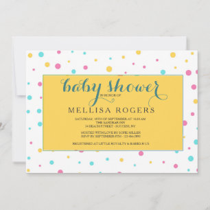Party Polka Dot Invitation