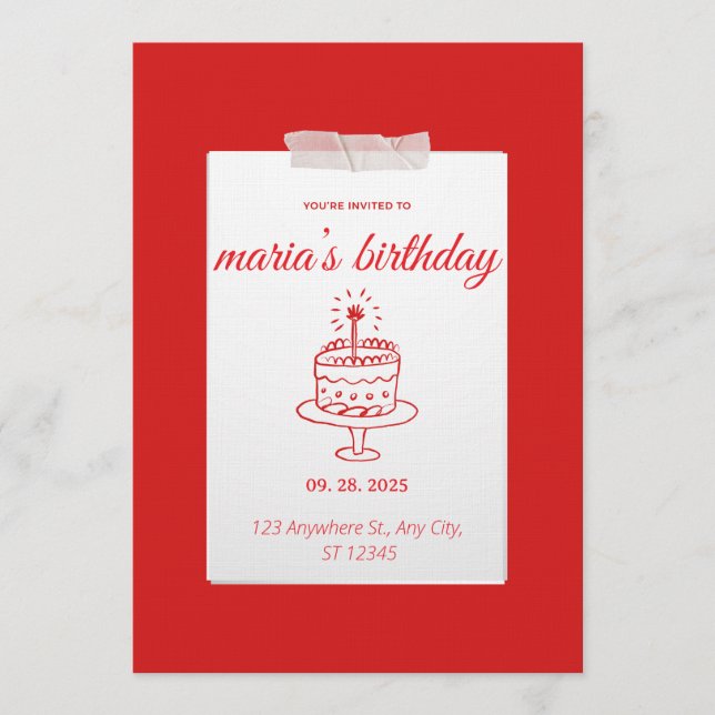 Party Pop! Editable Birthday Invitation – Fun & Co (Front)